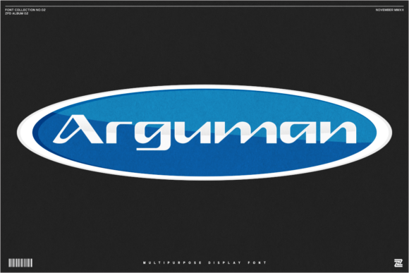 Arguman: A Display Font That Demands Attention