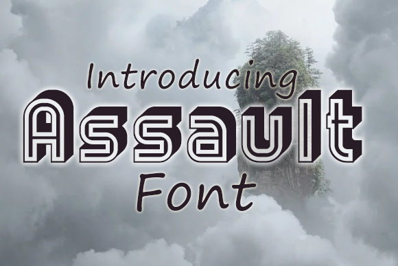 Assault: A Bold Display Font