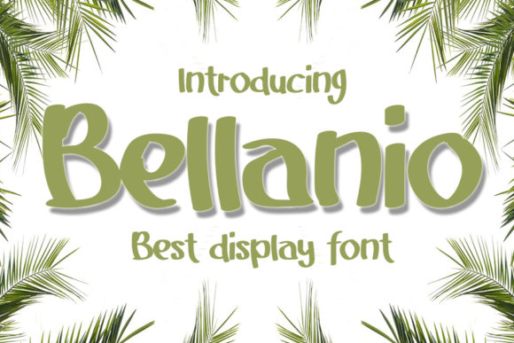 Bellanio Font: A Playful Typeface for Handmade Brands