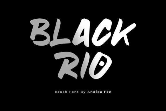 Black Rio: A Bold Display Font