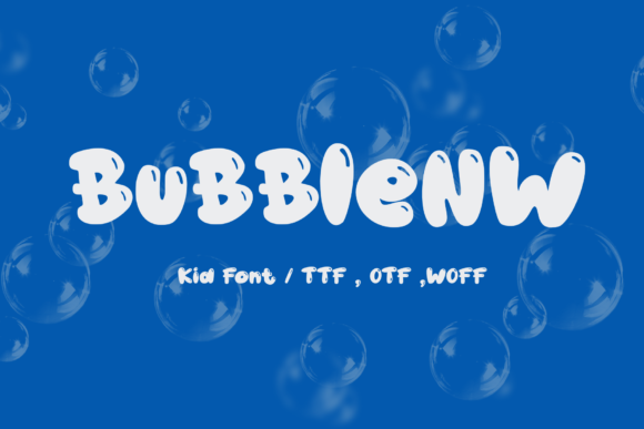 BubbleNW: A Playful Display Font