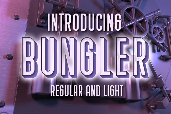 Bungler: A Bold Display Font for Creative Impact
