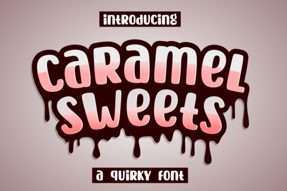 Caramel Sweets Font for Editorial Design