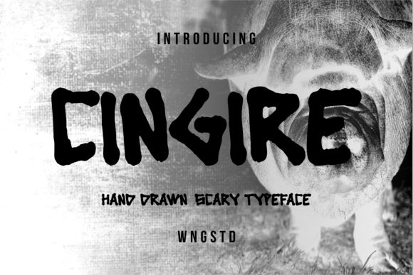 Cingire: A Bold Display Font for Editorial Design