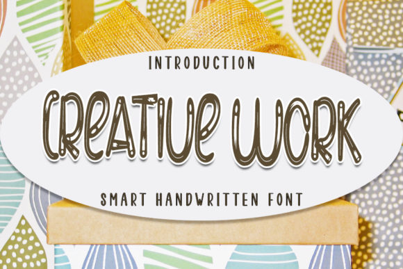 Creative Work Font: A Bouncy Typographic Delight