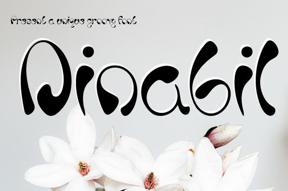 Dinabil: A Playful Display Font for Web Design