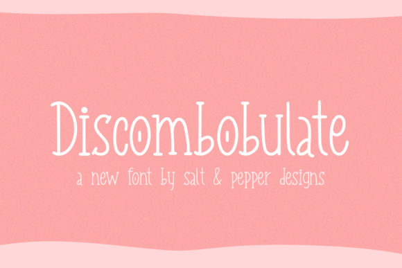 Discombobulate: A Quirky Display Font