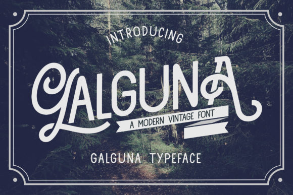 Galguna: A Display Font Built for Impact