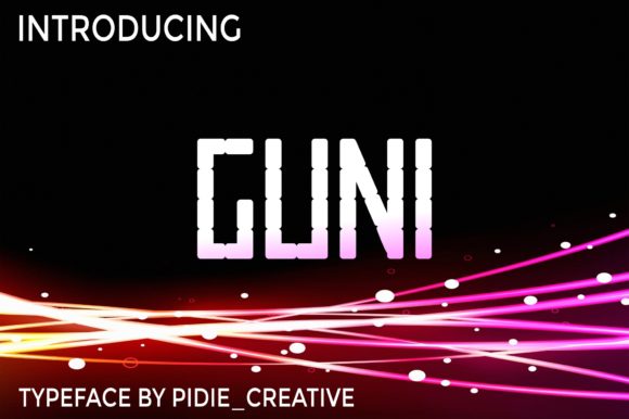 Guni: A Display Font for Standout Marketing Content
