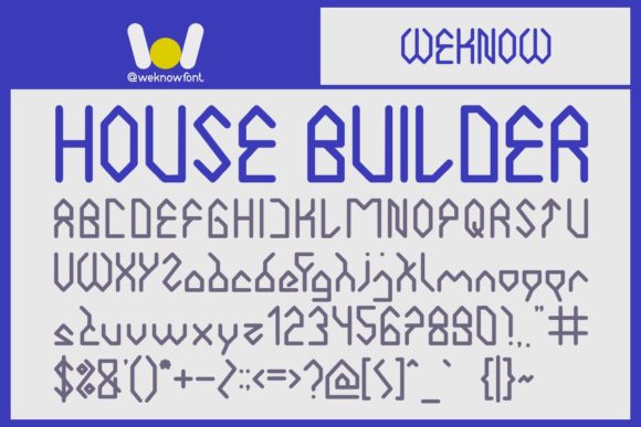 House Builder: A Bold Font for Digital Campaigns