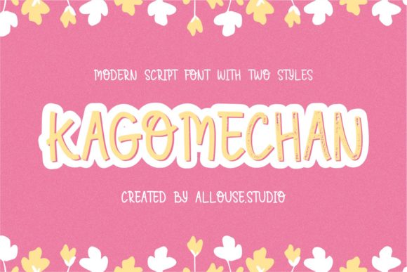 Kagomechan: A Playful Display Font for Modern Web Design