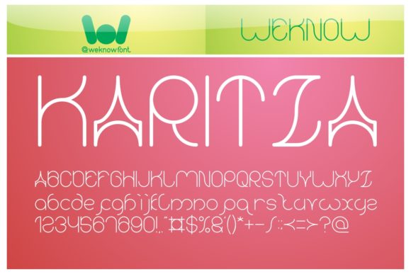 Karitza: A Display Font That Brings Casual Charm to Branding Projects