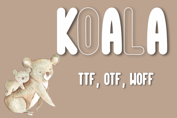 Koala: A Playful Display Font for Editorial Design