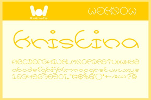 Kristina Font: A Modern Display Typeface for Branding Your Business