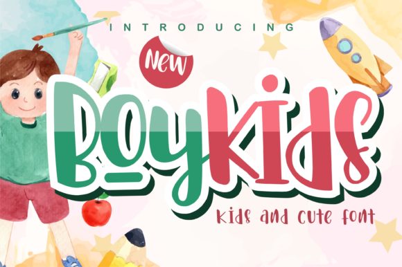 Make Your Small Business Stand Out With the Boykids Display Font