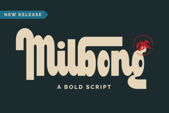 Milbong: A Bold Display Font for Editorial Projects