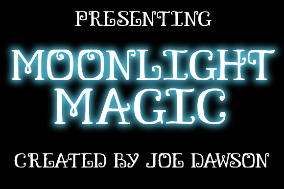 Moonlight Magic: A Vintage Display Font with a Spooky Edge