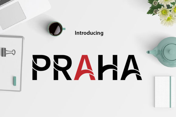 Praha: A Fresh Display Font for Creative Web Design