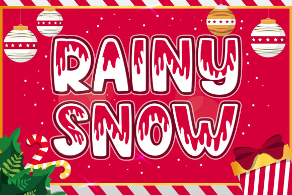 Rainy Snow Display Font for Standout Marketing Graphics