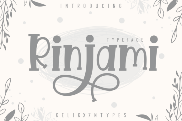 Rinjami: A Bold Display Font for Web Designers