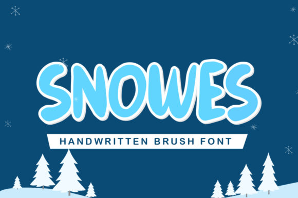 Snowes: A Playful Display Font with Editorial Charm