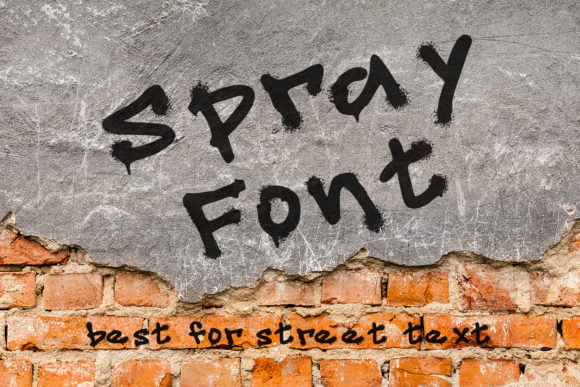 Spray Font Review: Urban Display Typeface for Branding Projects
