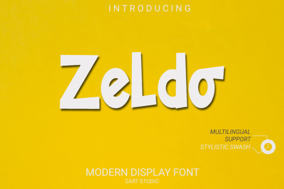 Zeldo: A Trendy Display Font for Creative Projects